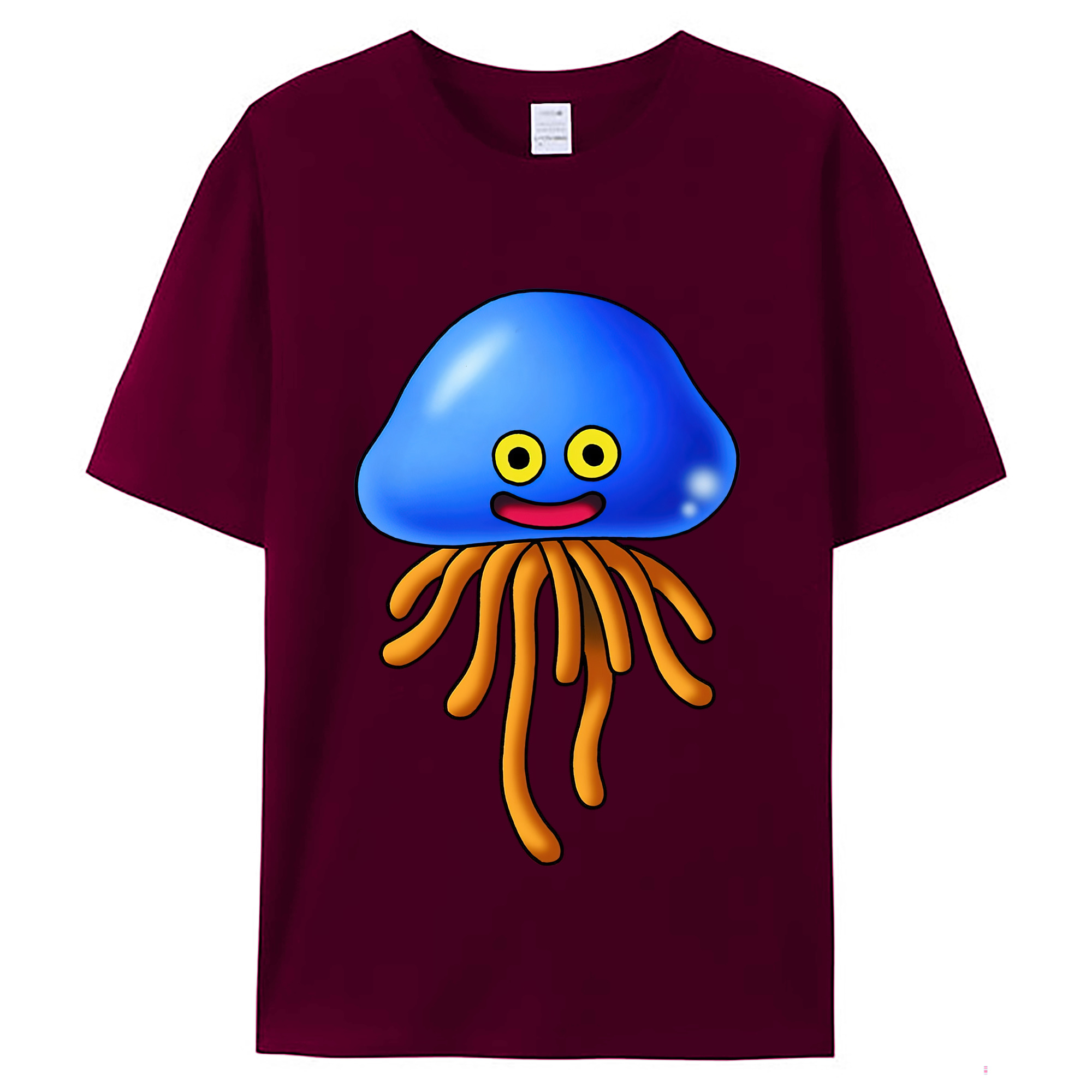 （画像用） ドラゴンクエスト Doragon Kuesuto Dragon Quest レディースカジュアルプリントTシャツ（綿100％）